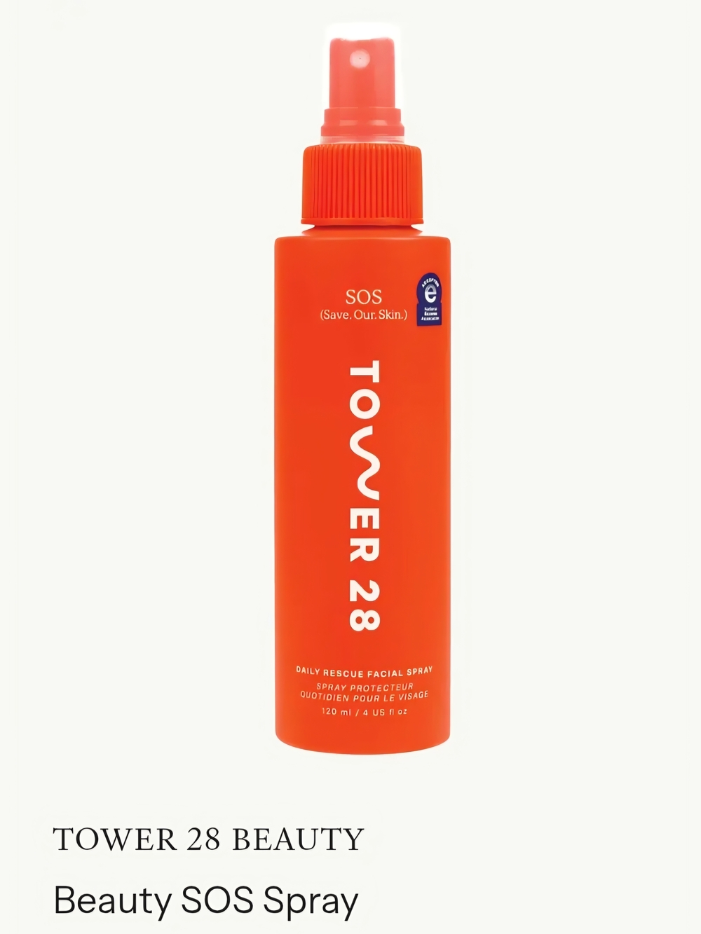 Tower 28 SOS Rescue Facial Spray - Bright Orange